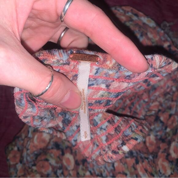 Free People Flowy Bell Bottom Pants Small - Picture 2 of 8